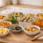 和食の副菜の盛り付け