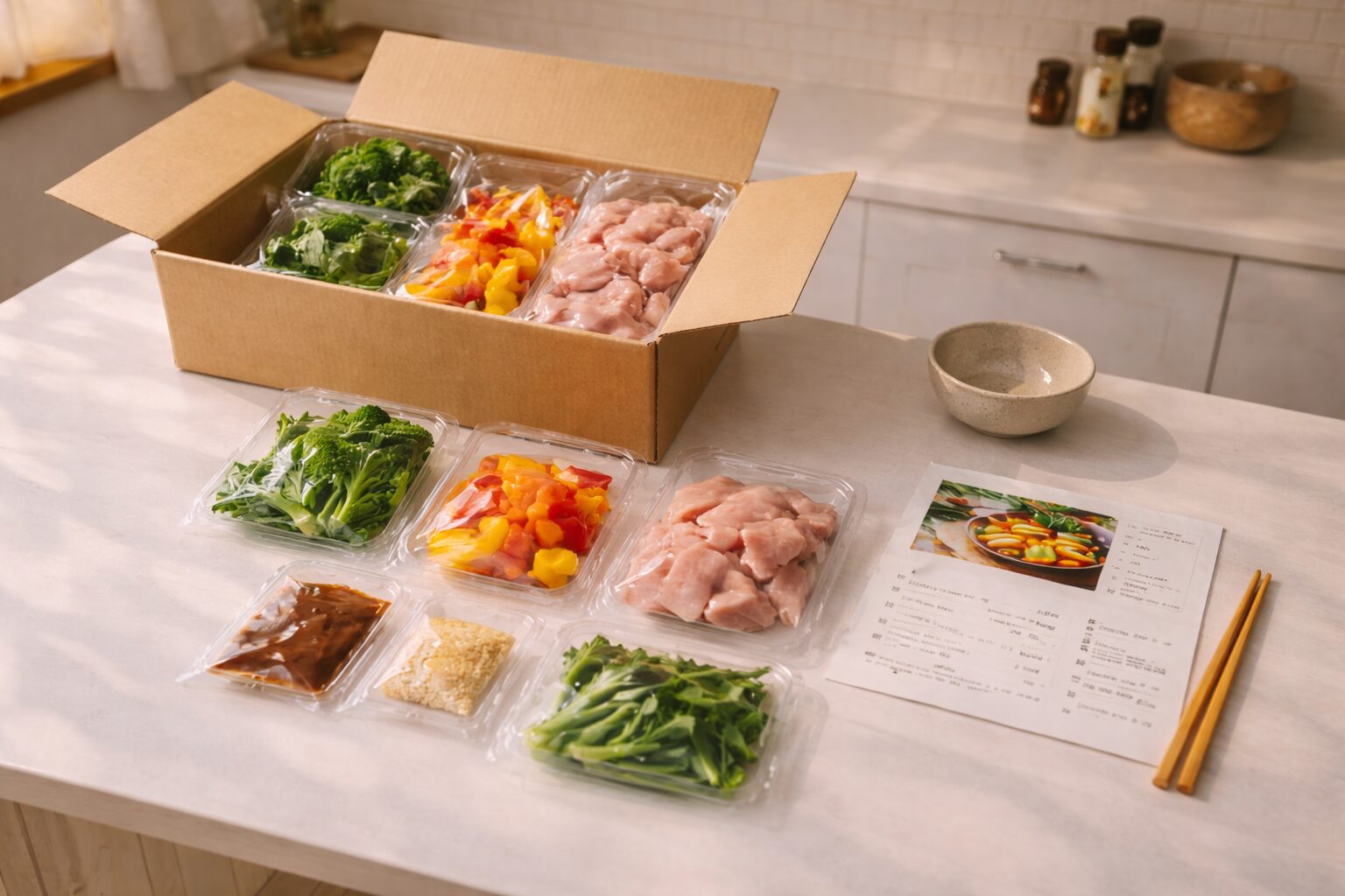 食材とレシピのセット