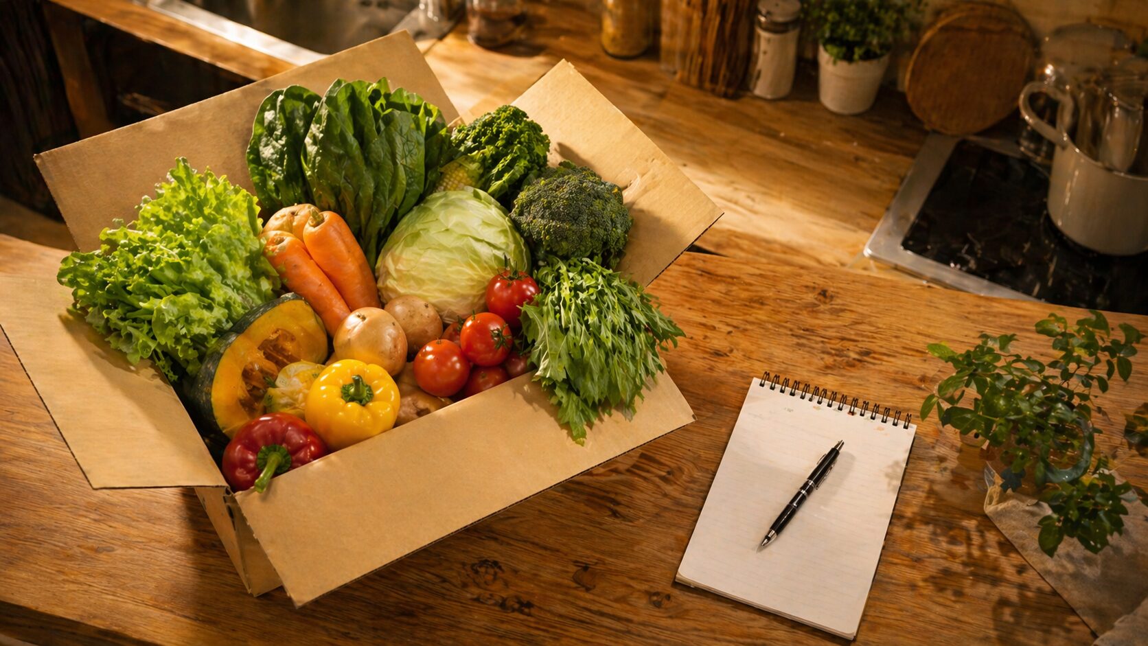 温かなキッチンの風景