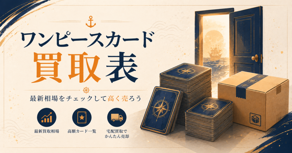 ワンピースカード買取表最新